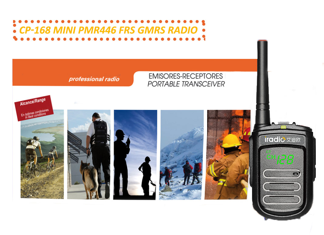 Mini PMR446 FRS GMRS UHF portable RADIO